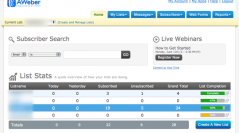 Setting Up a New List in Aweber